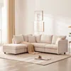 Streamdale Furniture Streamdale Modern Modular Sectional Sofa W/ Ottoman & Pillows