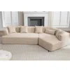 Streamdale Furniture Streamdale Modern Modular Sofa, Free Combo, Brown
