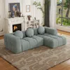 Streamdale Furniture Streamdale Modern Modular Sofa Set W/ Pillows & Right Recliner
