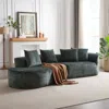 Streamdale Furniture Streamdale Modern Oversized Sectional Sofa - 114" Chenille Cloud Couch