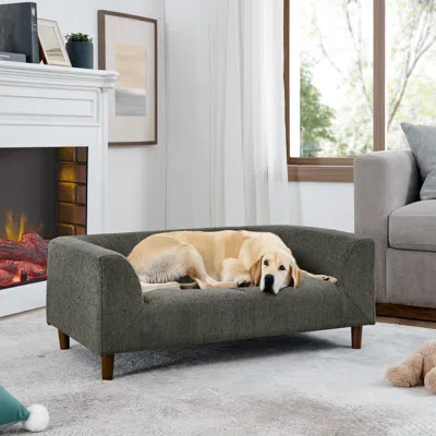 Streamdale Furniture Streamdale Modern Pet Sofa With Armrests For Medium To Large Dogs