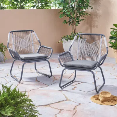 Streamdale Furniture Streamdale Modern Rattan Club Chair Duo Style And Comfort For Your Backyard Oasis
