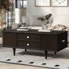 Streamdale Furniture Streamdale Modern Rectangle Coffee Table W/ Drawers & Hidden Storage