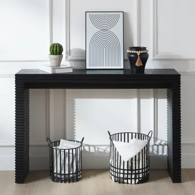 Streamdale Furniture Streamdale Modern Ribbed Console Table (47"w)