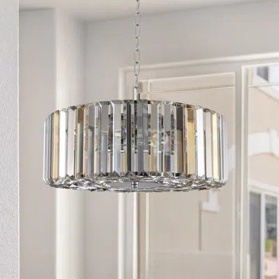 Streamdale Furniture Streamdale Crystal Chandelier Round Luxury Lamp In Gold