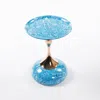 Streamdale Furniture Streamdale Modern Round Coffee Table, Metal Pedestal Table For Small Spaces