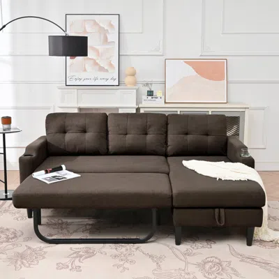 Streamdale Furniture Streamdale Modern Sofa With Storage And Adjustable Leg Rest
