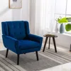 Streamdale Furniture Streamdale Modern Soft Velvet Material Ergonomics Accent Chair Living Room