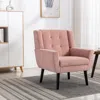 Streamdale Furniture Streamdale Modern Soft Velvet Material Ergonomics Accent Chair Living Room