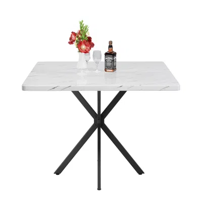 Streamdale Furniture Streamdale Modern Square Dining Table (4-6 Person)