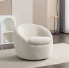 Streamdale Furniture Streamdale Modern Teddy Boucle Fabric Barrel Chair