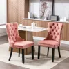 Streamdale Furniture Streamdale Modern Tufted Velvet Dining Chair Set