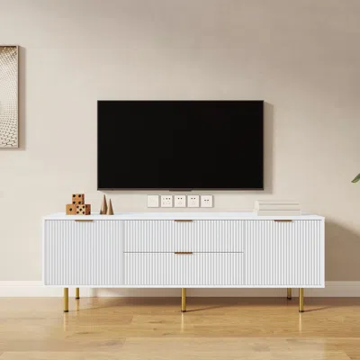 Streamdale Furniture Streamdale Modern Tv Cabinet, For Living Room Bedroom