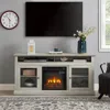 Streamdale Furniture Streamdale Modern Tv Media Stand With 18" Fireplace Insert