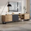Streamdale Furniture Streamdale Modern Tv Stand With Concealed Storage And Cable Management (70.86"l X 15.35"w)