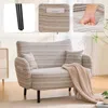 Streamdale Furniture Streamdale Modern Two-seater Sofa With Armrests, Pillows, And Storage Pockets.