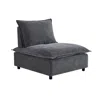 Streamdale Furniture Streamdale Modern Upholstered Chair Leisure Sofa Lounge Chair Removable Pillow - Armless Accent Chai