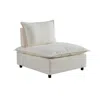 Streamdale Furniture Streamdale Modern Upholstered Chair Leisure Sofa Lounge Chair Removable Pillow - Armless Accent Chai