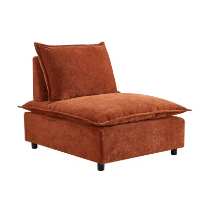 Streamdale Furniture Streamdale Modern Upholstered Chair Leisure Sofa Lounge Chair Removable Pillow - Armless Accent Chai