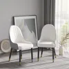 Streamdale Furniture Streamdale Modern Upholstered Dining Chair With Space-saving Design