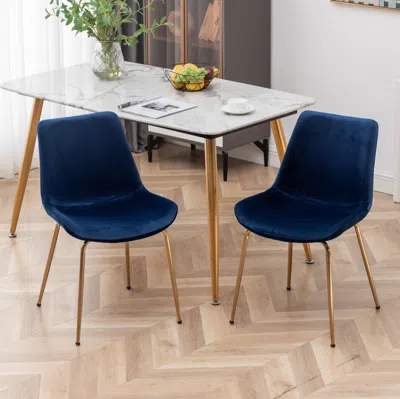 Streamdale Furniture Streamdale Modern Velvet Dining Chair