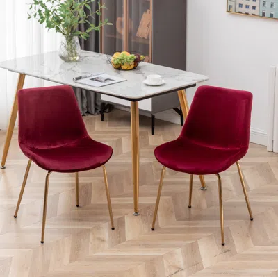 Streamdale Furniture Streamdale Modern Velvet Dining Chair