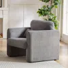 Streamdale Furniture Streamdale Modern Velvet Lounge Chair With Pillow For Comfort And Style