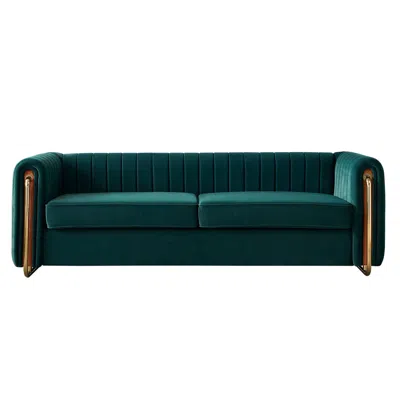 Streamdale Furniture Streamdale Modern Velvet Sofa