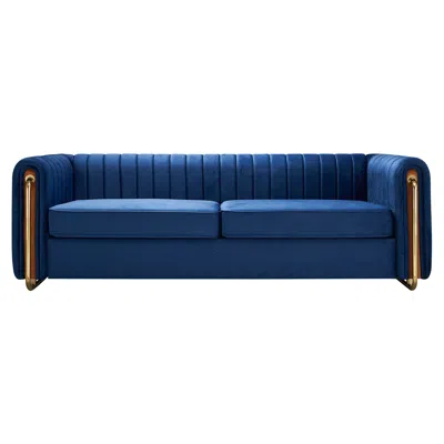 Streamdale Furniture Streamdale Modern Velvet Sofa Iii