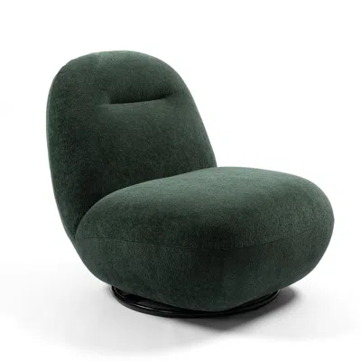 Streamdale Furniture Streamdale Modern Velvet Swivel Accent Chair