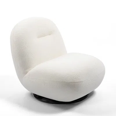 Streamdale Furniture Streamdale Modern Velvet Swivel Accent Chair