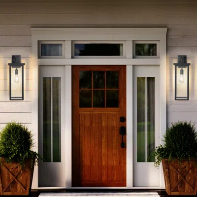 Streamdale Furniture Streamdale Modern Wall Lanterns For Outdoor Lighting