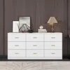 Streamdale Furniture Streamdale Modern White 9-drawer Dresser - Ample Storage