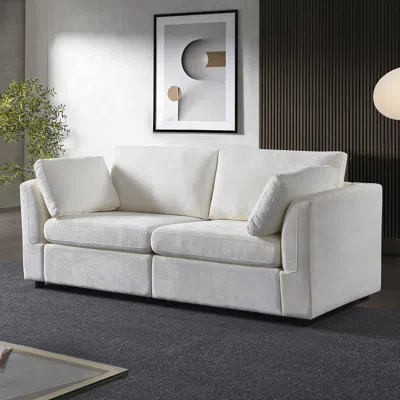 Streamdale Furniture Streamdale Modular Chenille Sofa Soft, Spacious, Knock Down