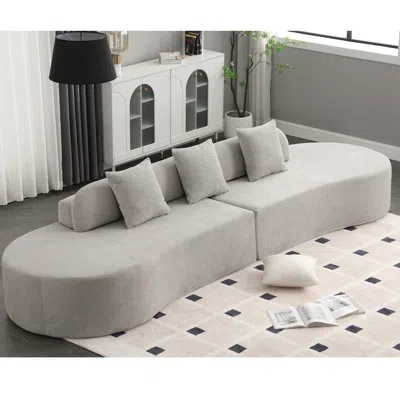 Streamdale Furniture Streamdale Modular Cloud Sofa For Unparalleled Comfort And Luxury In Gray