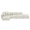 Streamdale Furniture Streamdale Modular Corduroy Sectional Sofa Set
