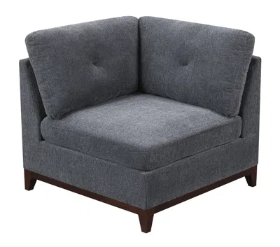 Streamdale Furniture Streamdale Modular Living Room Furniture Corner Wedge Chenille Fabric 1 Piece