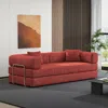 Streamdale Furniture Streamdale Modular Sectional Sofa Bed - Orange