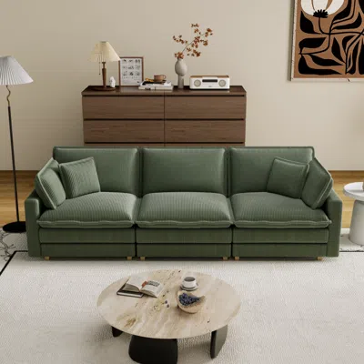 Streamdale Furniture Streamdale Modular Sectional Sofa, Deep Seat, 4 Pillows, Modern L-shape