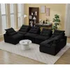 Streamdale Furniture Streamdale Modular Sofa Armless, Diy, Corduroy, Lumbar Pillow, 6 Seats