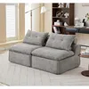 Streamdale Furniture Streamdale Modular Sofa, Chenille, Diy, Reading Nook, Light Gray