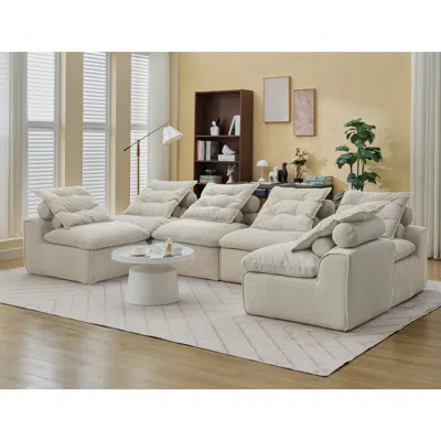 Streamdale Furniture Streamdale Modular Sofa Versatile And Cozy Lounge For Reading And Relaxation