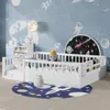 Streamdale Furniture Streamdale Montessori Floor Bed Frame, High Rails, Light & Shelf, White