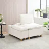 Streamdale Furniture Streamdale Movable Sofa With Cup Holder And Cabinet