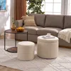 Streamdale Furniture Streamdale Multi-functional Ottoman With Drum Stool And Storage