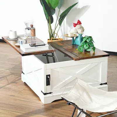 Streamdale Furniture Streamdale Multifunctional Coffee Table, 90cm