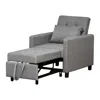 Streamdale Furniture Streamdale Multifunctional Convertible Sofa Lounger Bed (grey)