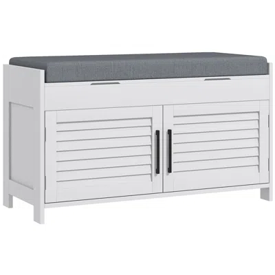Streamdale Furniture Streamdale Multipurpose Shoe Bench With Storage And Cushion (35.4")