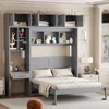 Streamdale Furniture Streamdale Murphy Bed With Desk & Storage