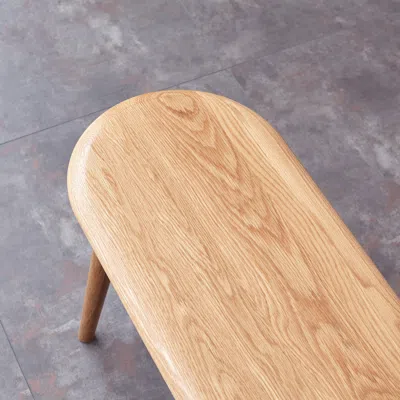 Streamdale Furniture Streamdale Natural Oak Wood For Dining Bench Table Bench For Living Room 0001